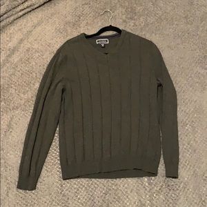 Grey club room sweater